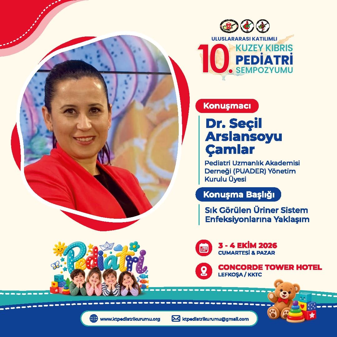 Uluslararası Katılımlı 10. Kuzey Kıbrıs Pediatri Sempozyumu Sempozyum Çağrısı