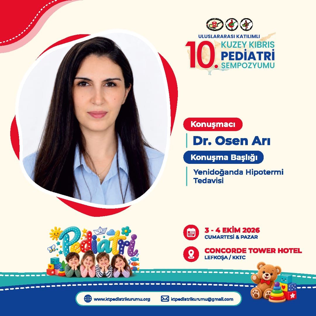 Uluslararası Katılımlı 10. Kuzey Kıbrıs Pediatri Sempozyumu Sempozyum Çağrısı