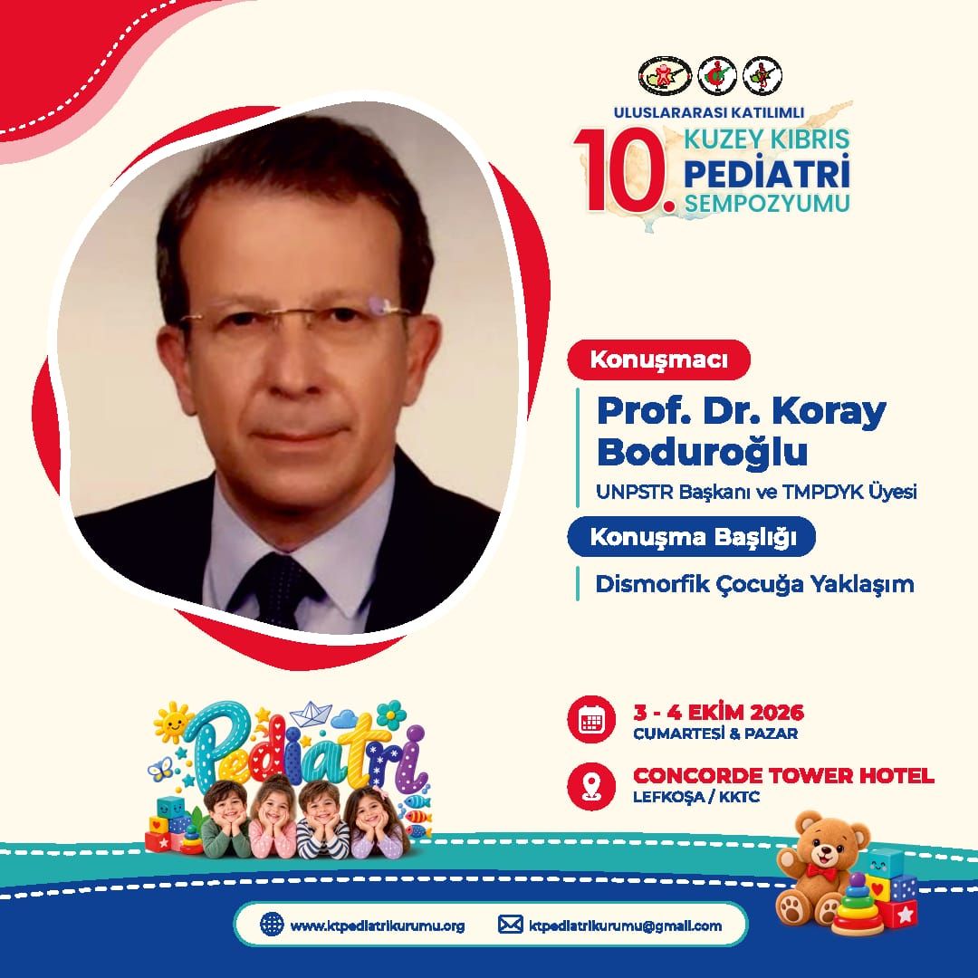 Uluslararası Katılımlı 10. Kuzey Kıbrıs Pediatri Sempozyumu Sempozyum Çağrısı