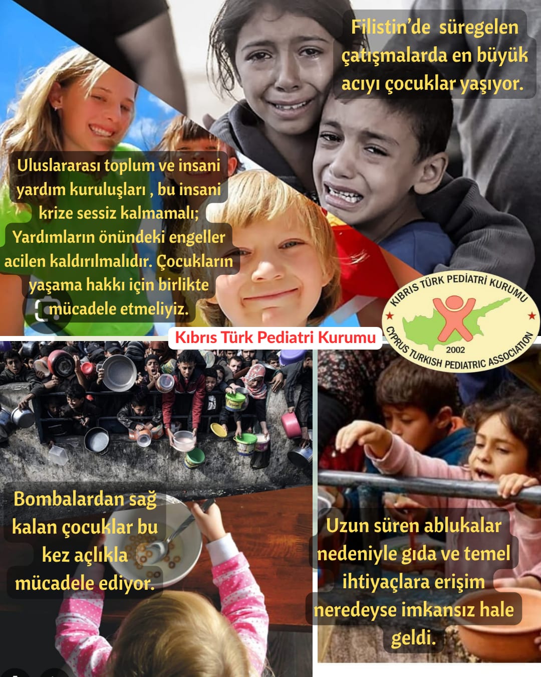 Filistin’de Çocuklar Açlıkla Savaşırken, İnsanlığın Sessizliği Kabul Edilemez